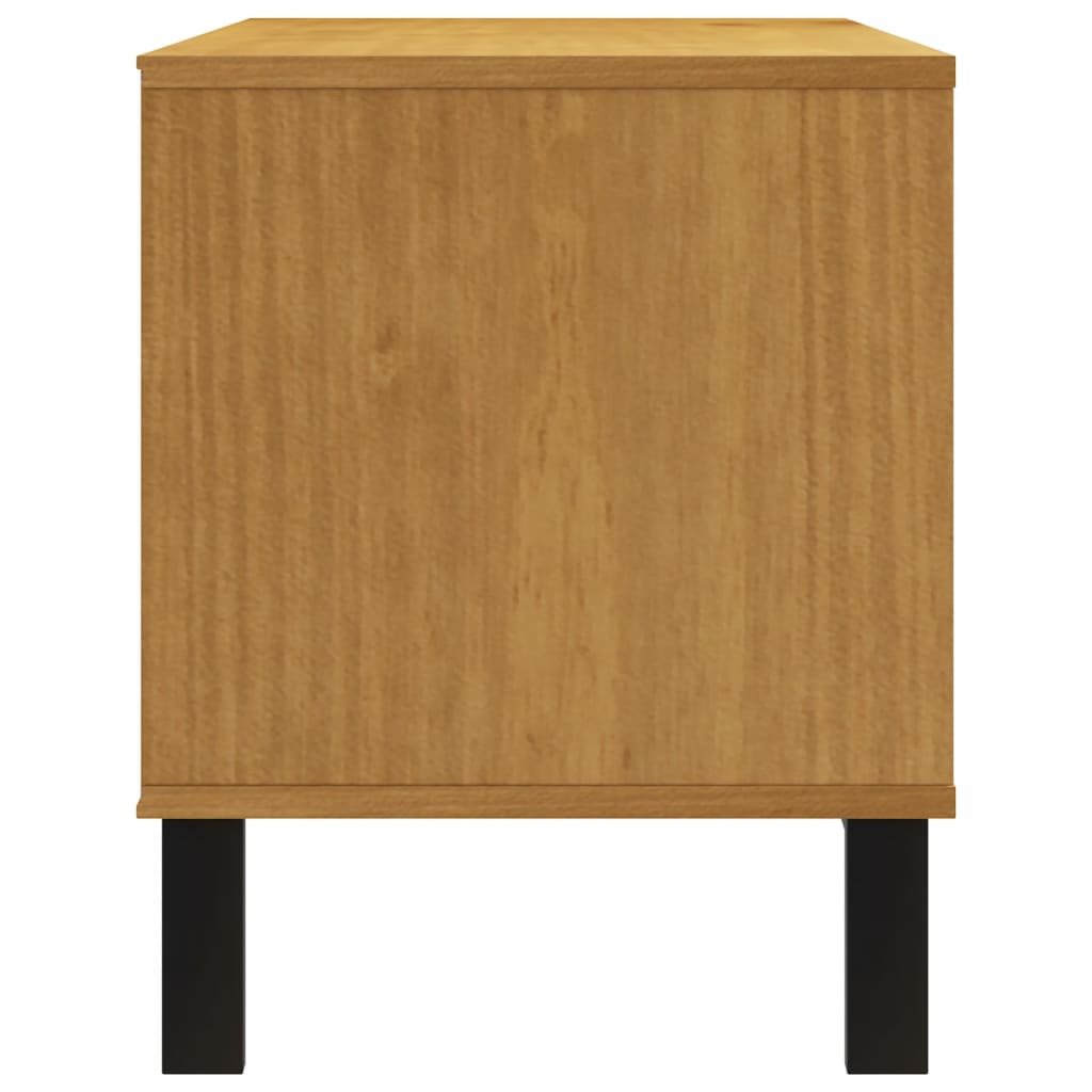 TV Cabinet "FLAM" 110x40x50 cm Solid Wood Pine