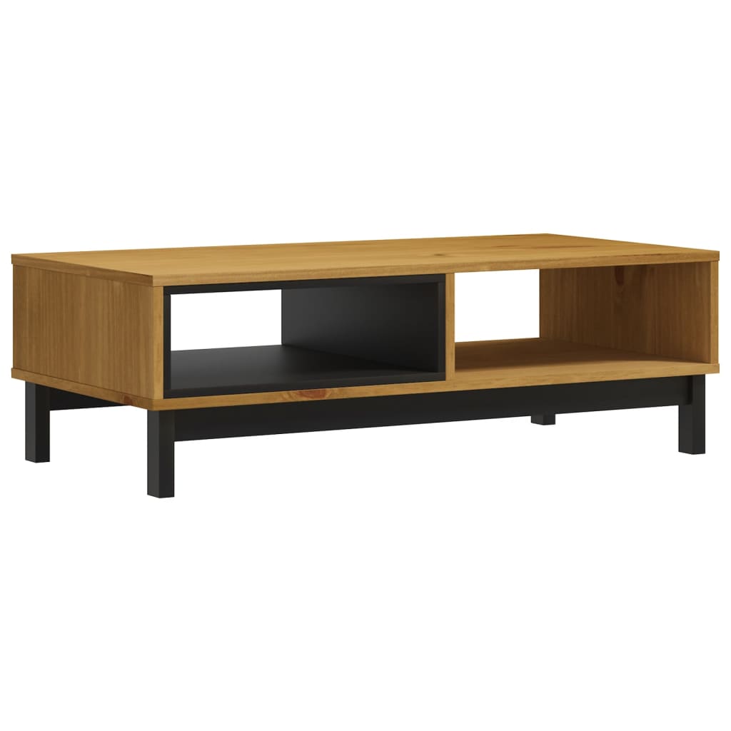 Coffee Table "FLAM" 100x50x32,5 cm Solid Wood Pine