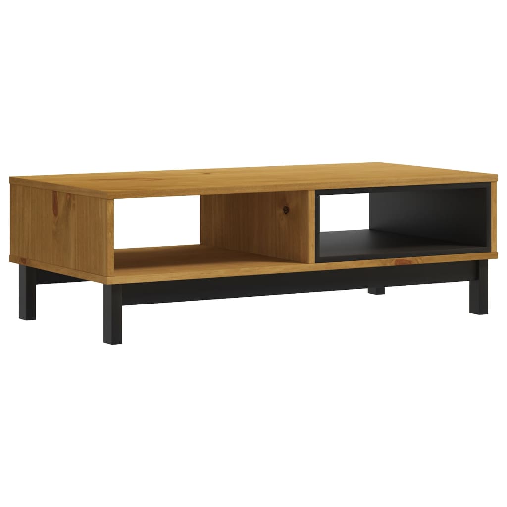 Coffee Table "FLAM" 100x50x32,5 cm Solid Wood Pine