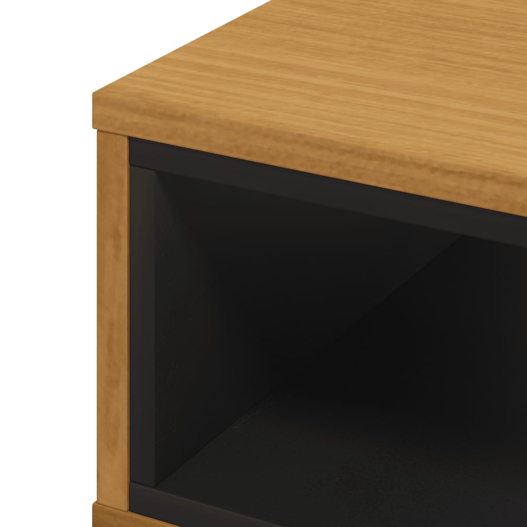 Coffee Table "FLAM" 100x50x32,5 cm Solid Wood Pine