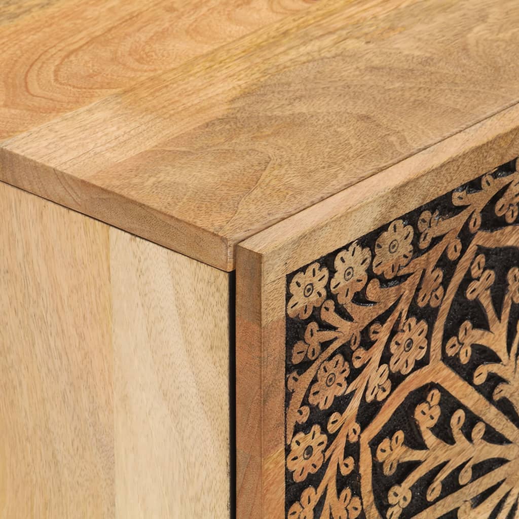 Bedside Cabinets 2 pcs 40x33x46 cm Solid Wood Mango