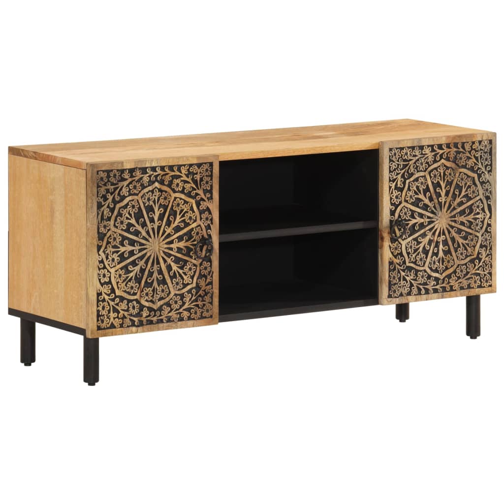 TV Cabinet 105x33x46 cm Solid Wood Mango