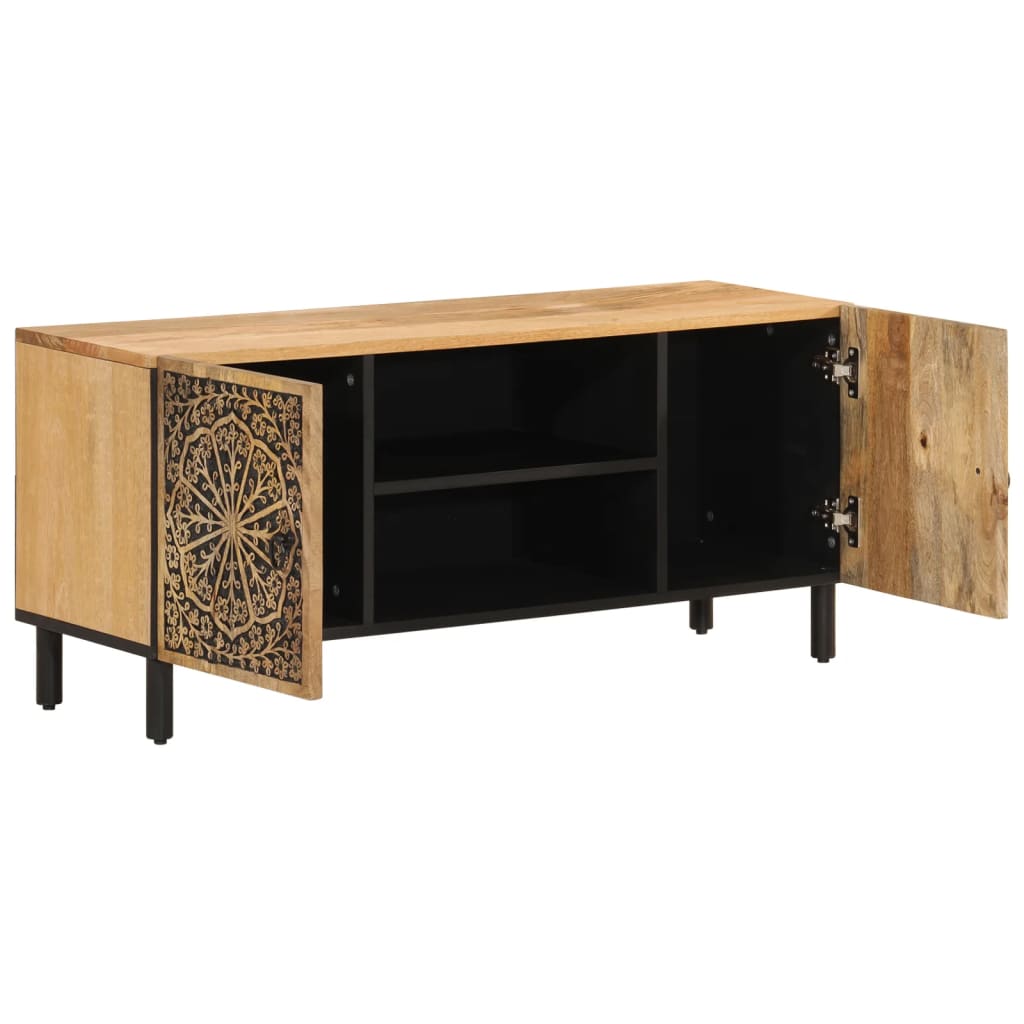 TV Cabinet 105x33x46 cm Solid Wood Mango