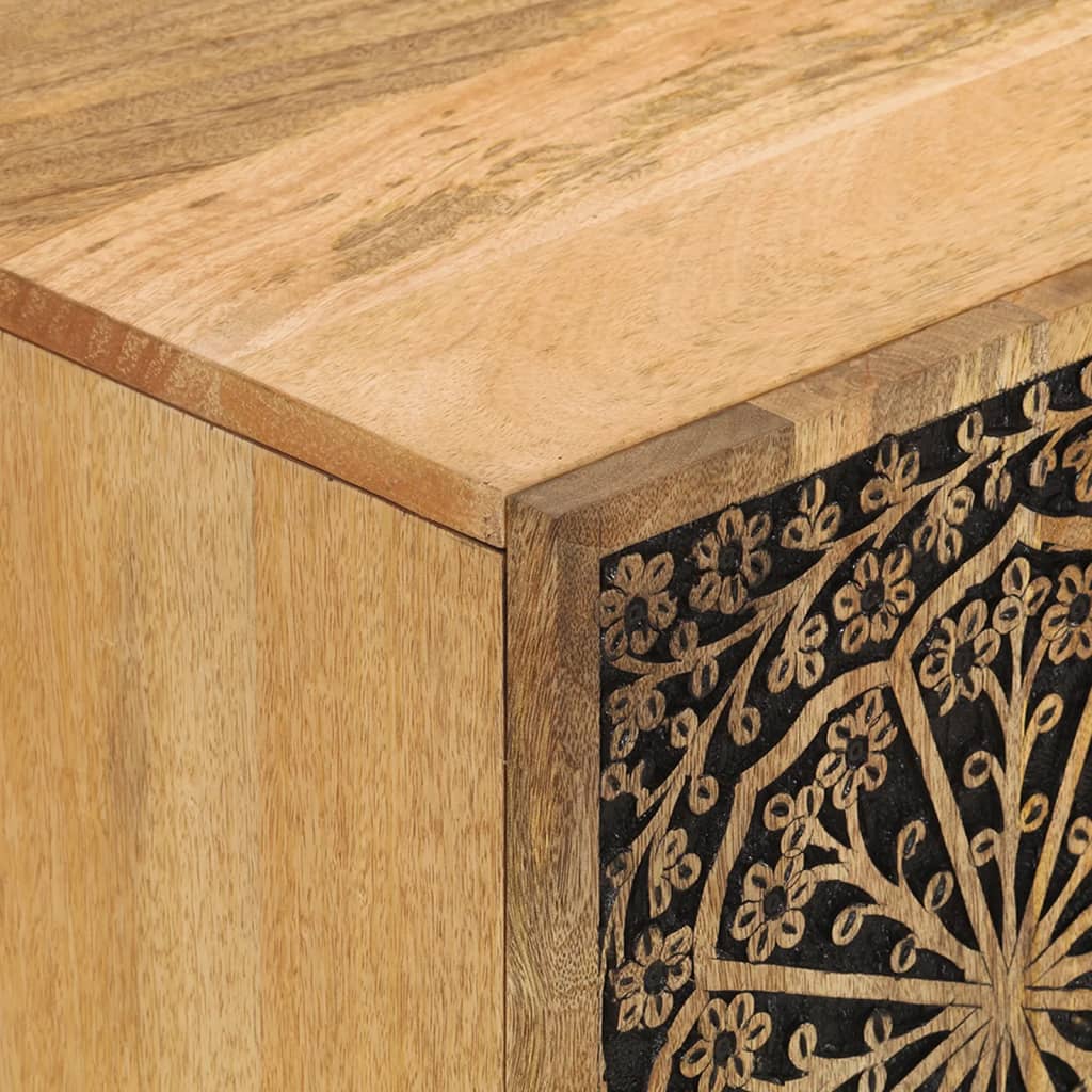 TV Cabinet 105x33x46 cm Solid Wood Mango