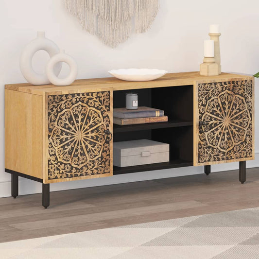 TV Cabinet 105x33x46 cm Solid Wood Mango