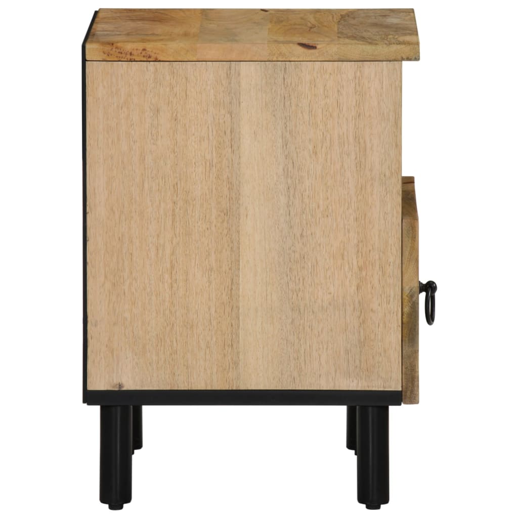 vidaXL Bedside Cabinet 40x33x46 cm Solid Wood Mango