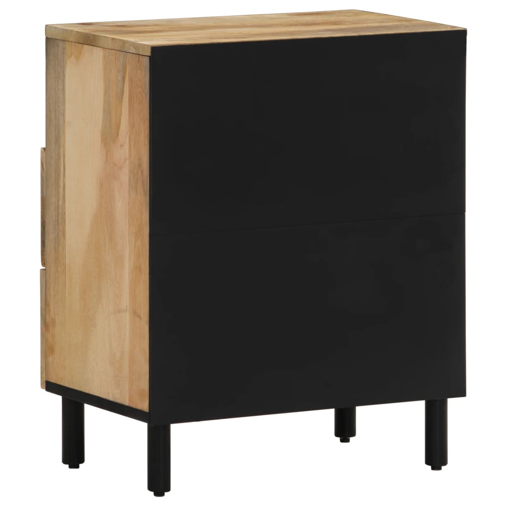 vidaXL Bedside Cabinet 50x33x60 cm Solid Wood Mango