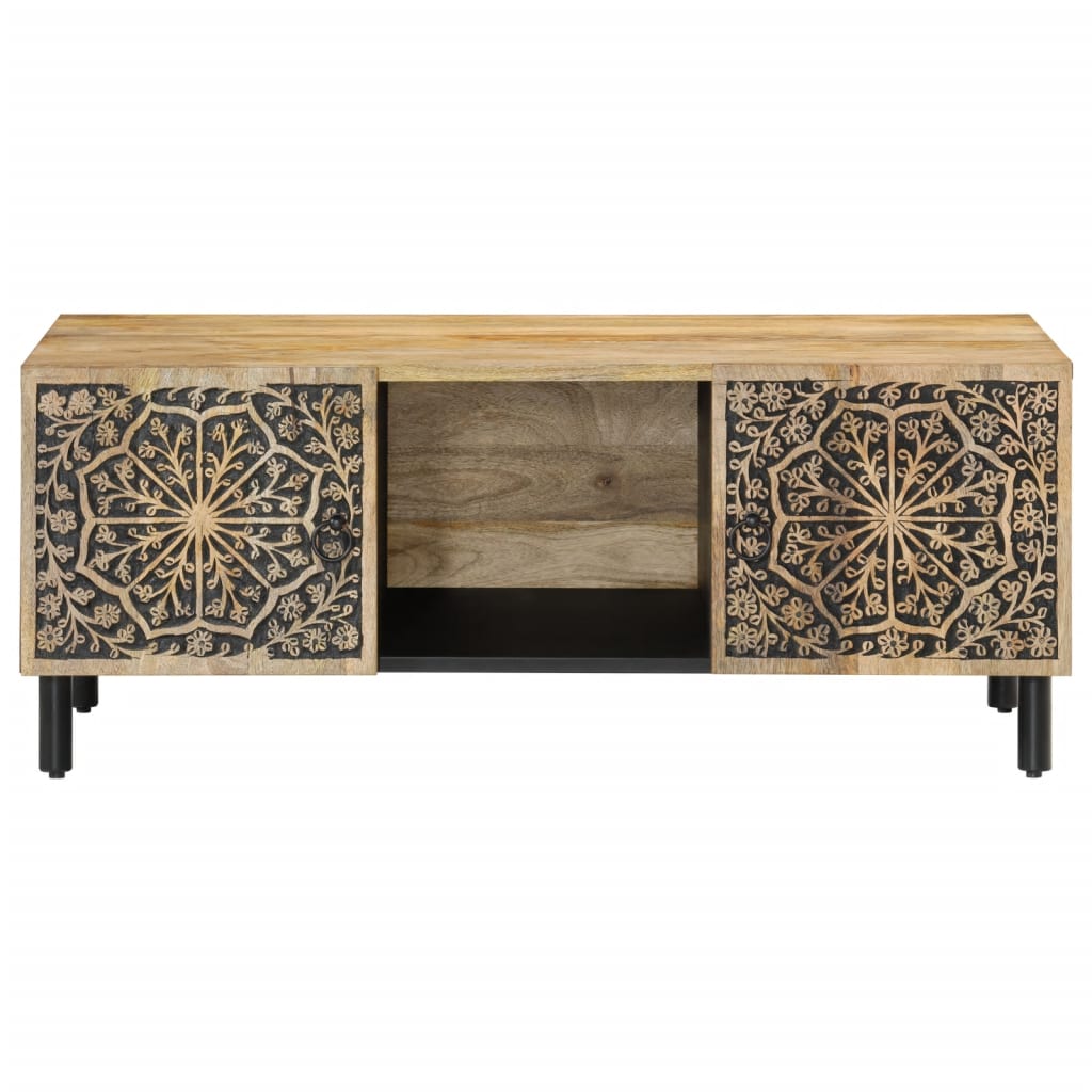 Coffee Table 100x54x40 cm Solid Wood Mango