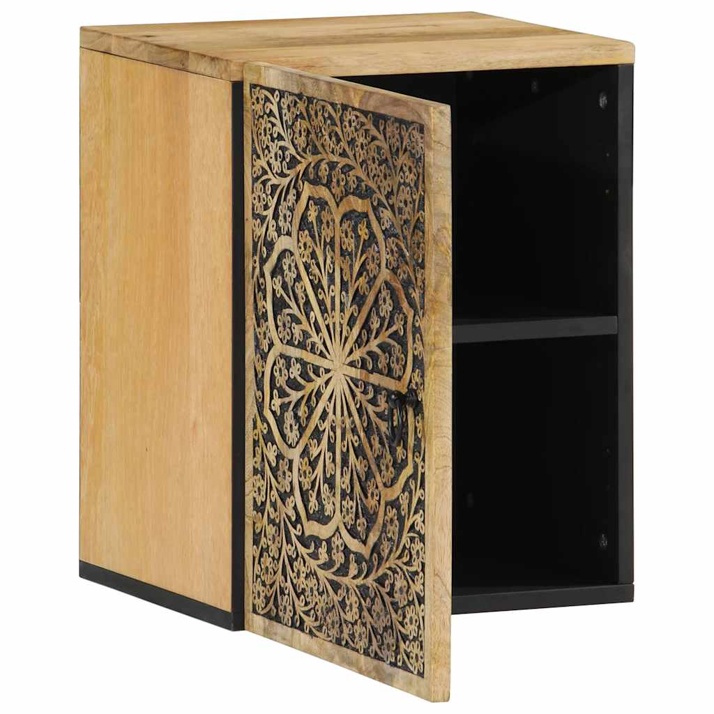 Bathroom Wall Cabinet 38x33x48 cm Solid Wood Mango