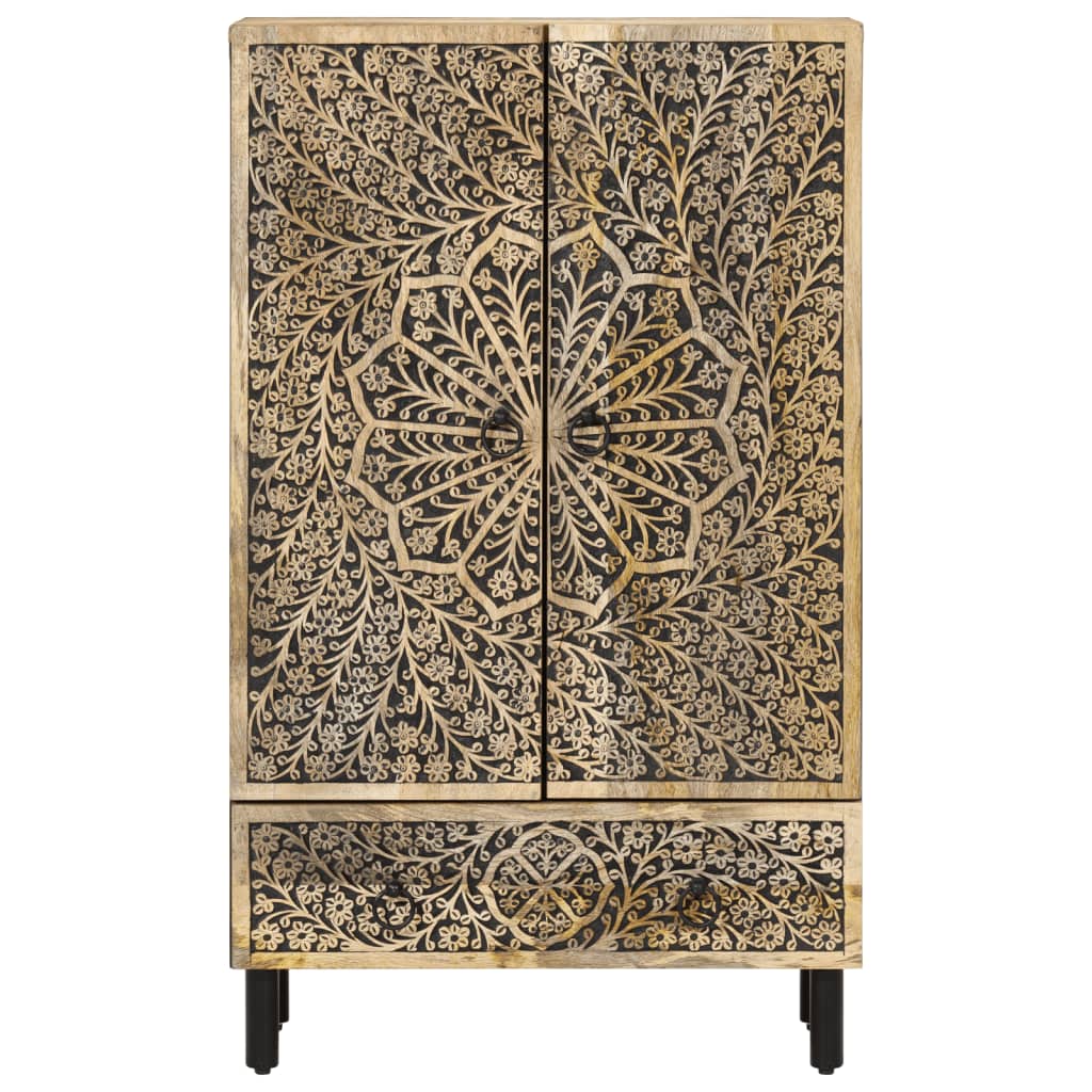 Highboard 60x33x100 cm Solid Wood Mango