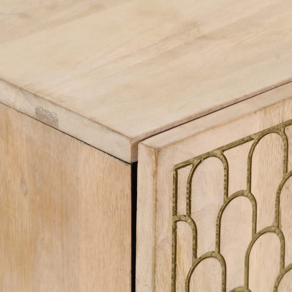 Side Cabinet 60x33x75 cm Solid Wood Mango