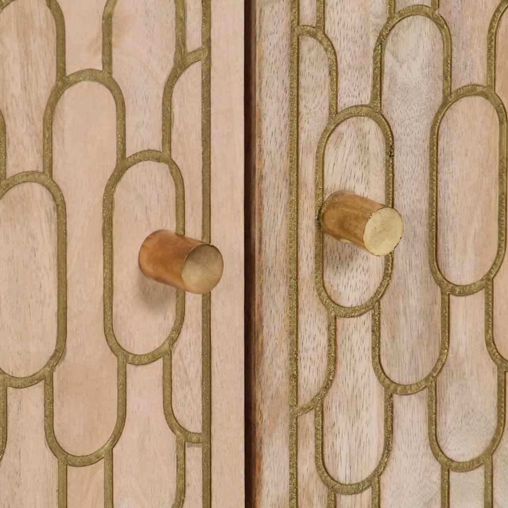 Side Cabinet 60x33x75 cm Solid Wood Mango