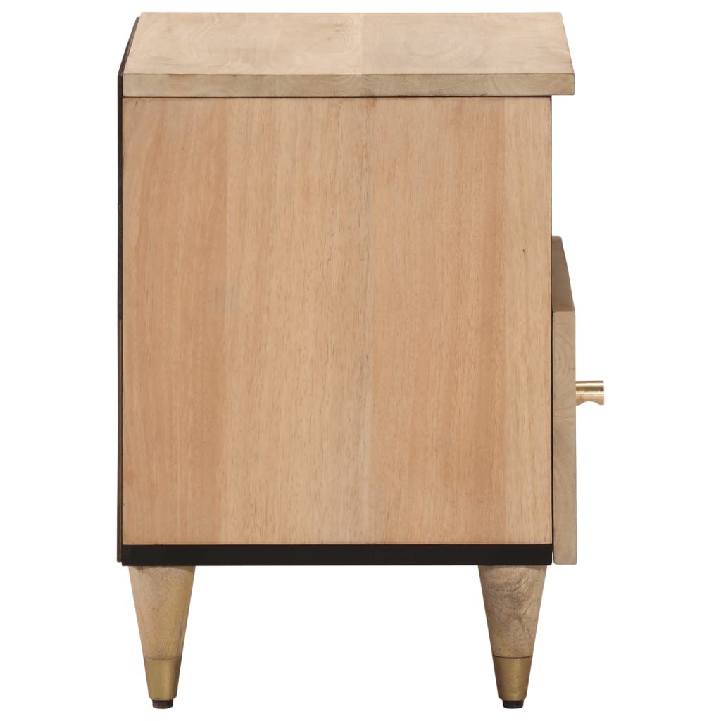 vidaXL Bedside Cabinet 40x33x46 cm Solid Wood Mango