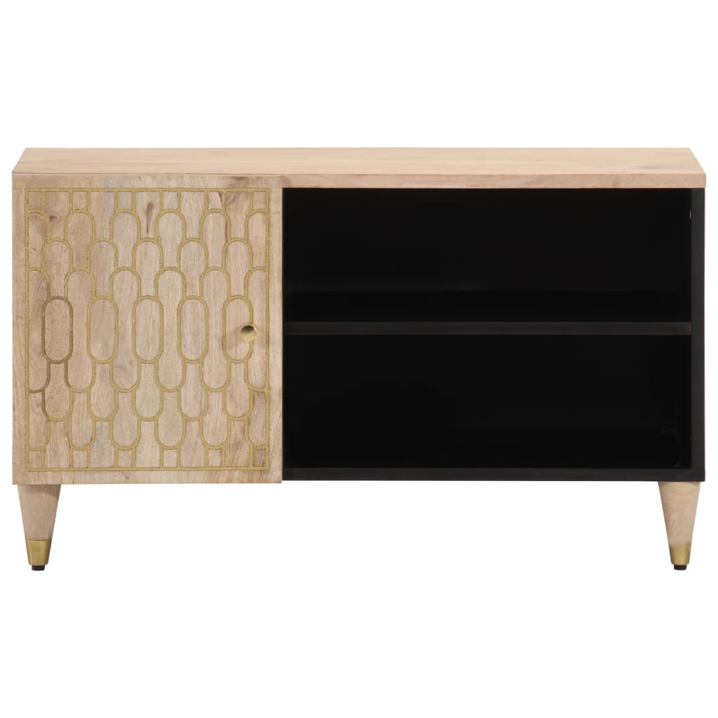 vidaXL TV Cabinet 80x31x46 cm Solid Wood Mango