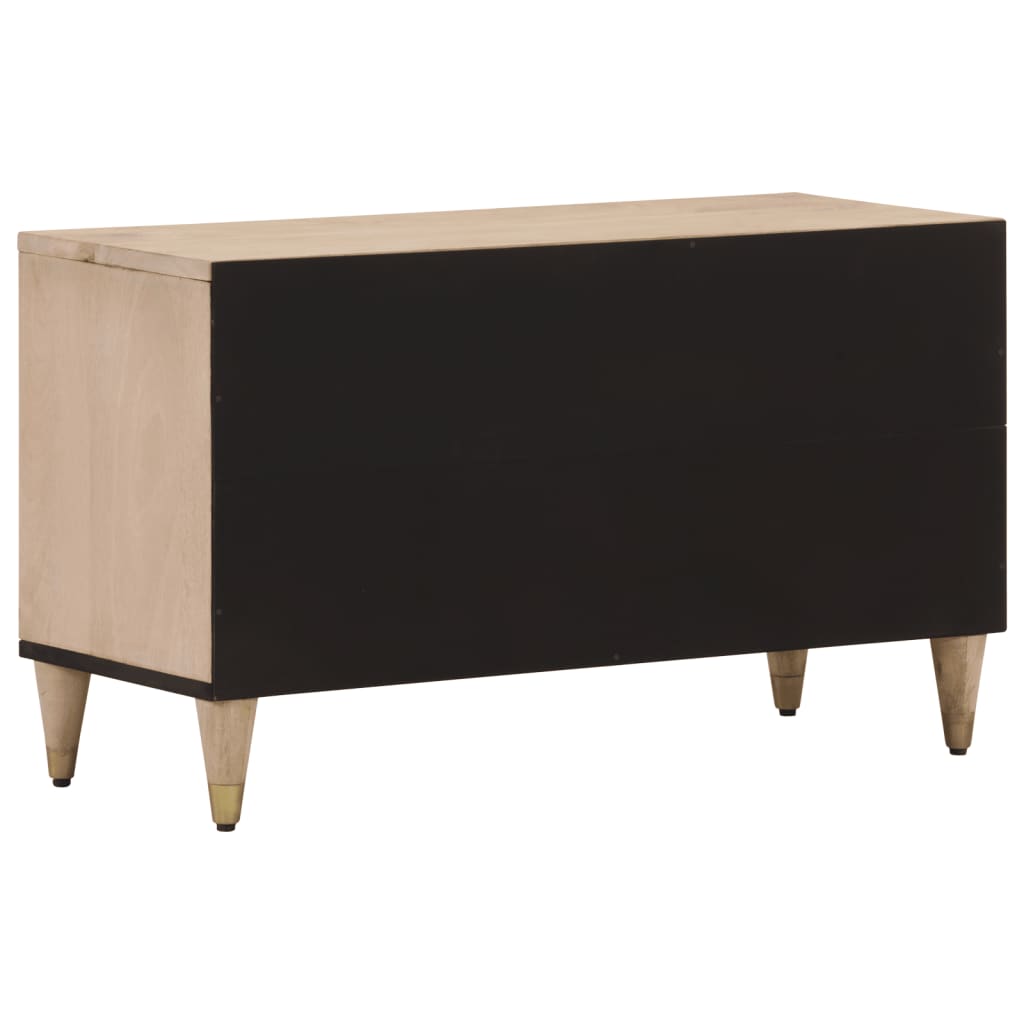 vidaXL TV Cabinet 80x31x46 cm Solid Wood Mango