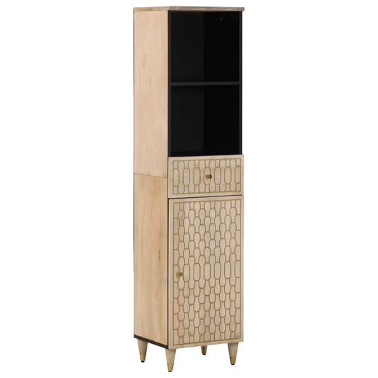 vidaXL Bathroom Cabinet 38x33x160 cm Solid Wood Mango