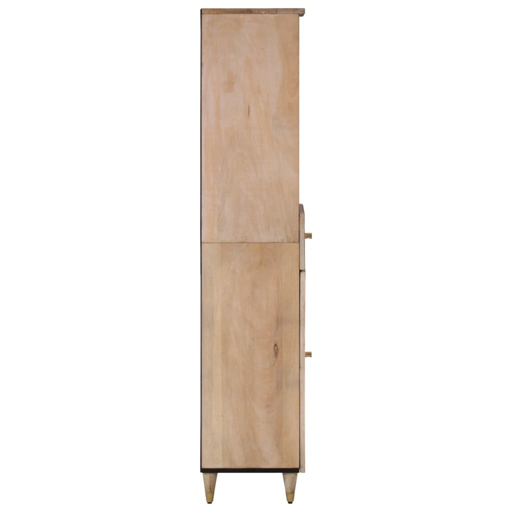 vidaXL Bathroom Cabinet 38x33x160 cm Solid Wood Mango