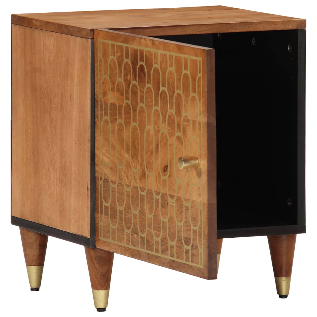 vidaXL Bedside Cabinets 2 pcs 40x33x46 cm Solid Wood Mango