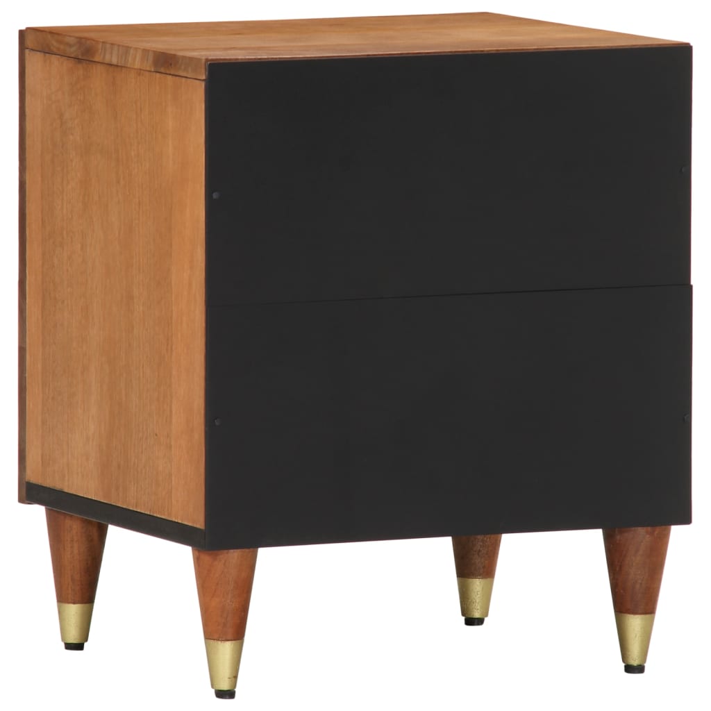 vidaXL Bedside Cabinets 2 pcs 40x33x46 cm Solid Wood Mango