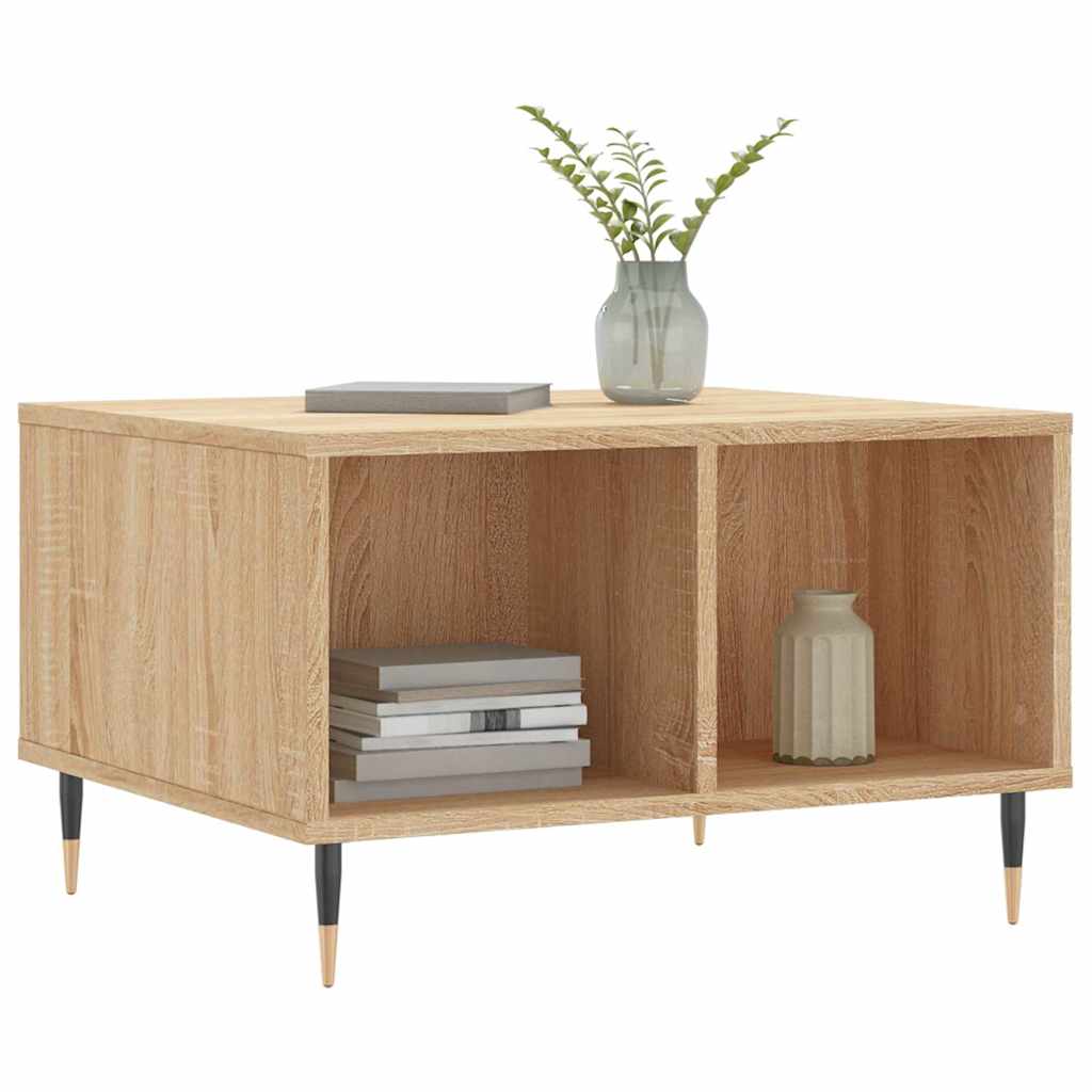 Coffee Table Sonoma Oak 60x50x36,5 cm Engineered Wood