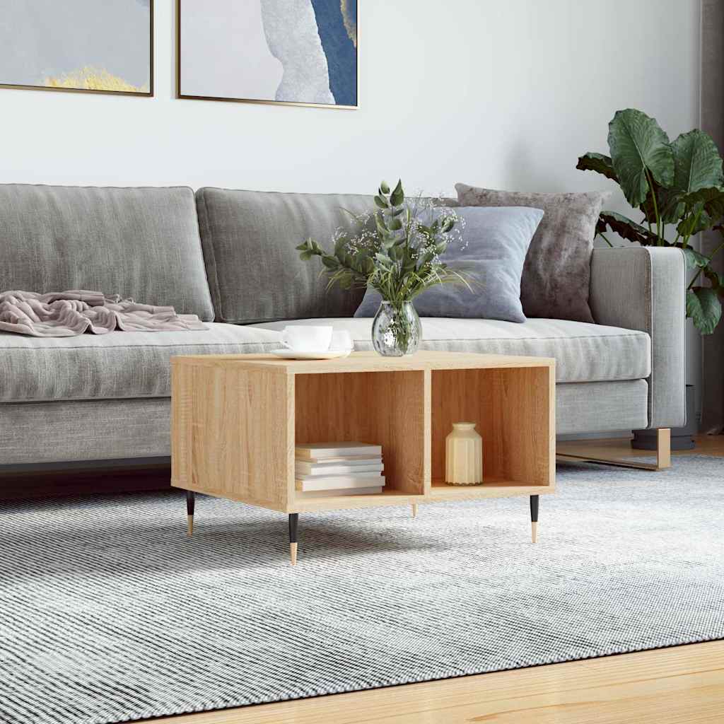 Coffee Table Sonoma Oak 60x50x36,5 cm Engineered Wood