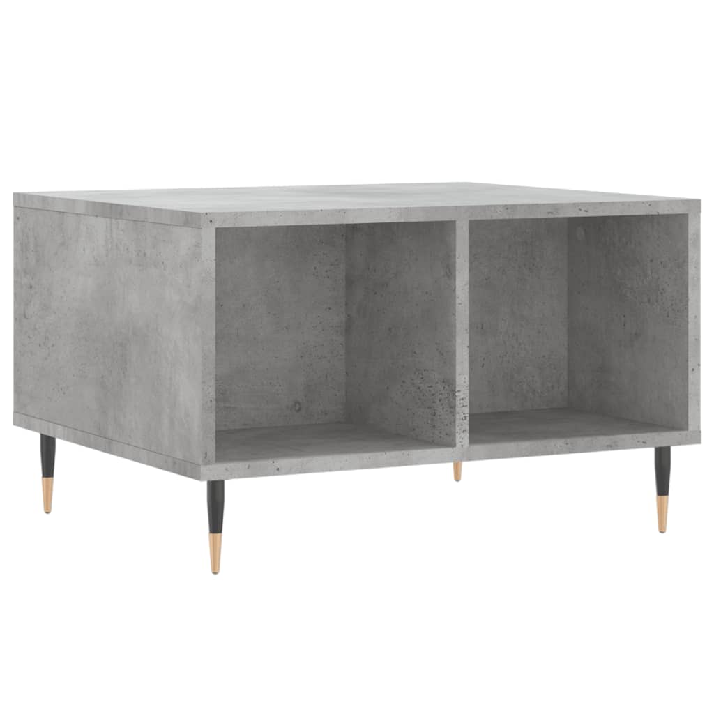 Coffee Table Concrete Grey 60x50x36,5 cm Engineered Wood