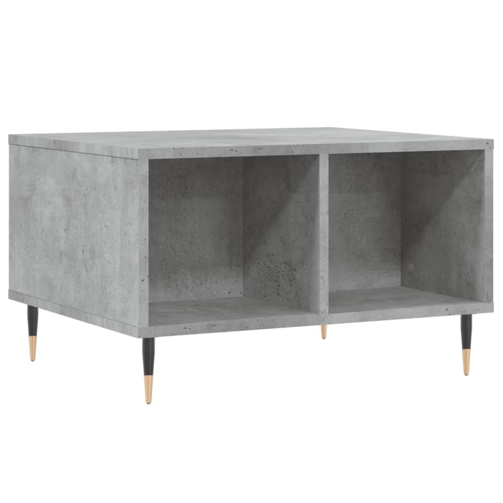Coffee Table Concrete Grey 60x50x36,5 cm Engineered Wood
