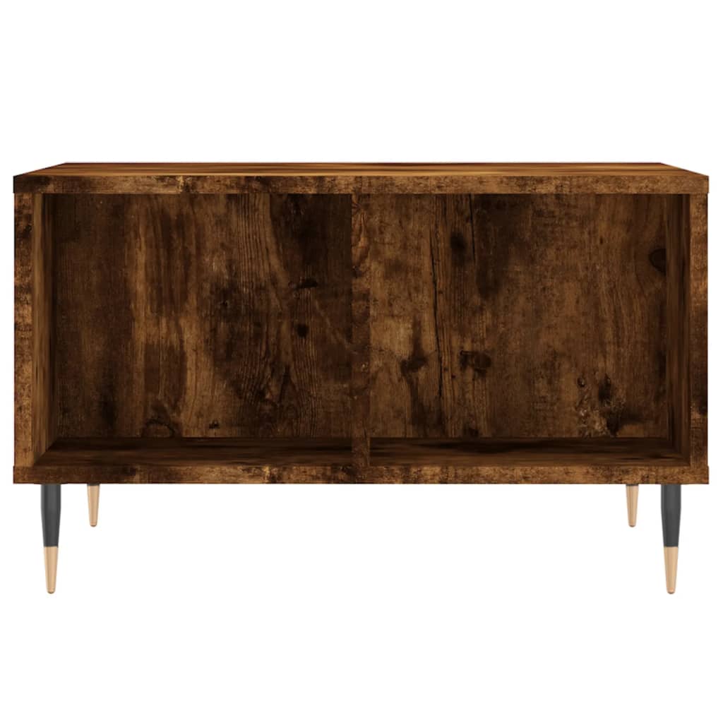Coffee Table Smoked Oak 60x50x36,5 cm Engineered Wood