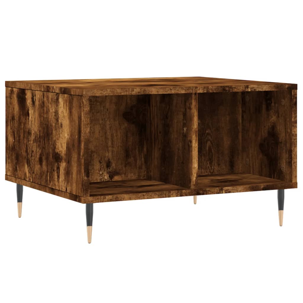 Coffee Table Smoked Oak 60x50x36,5 cm Engineered Wood