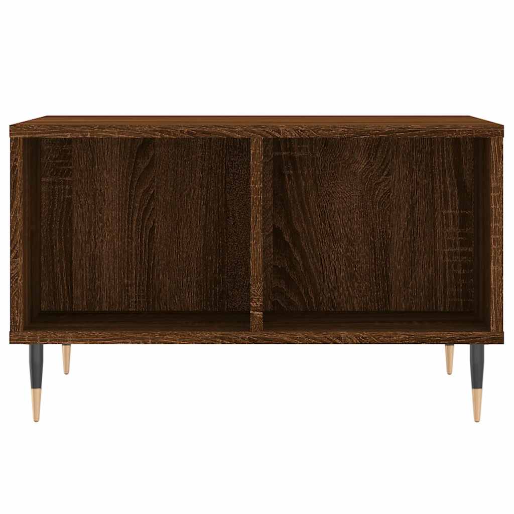 Coffee Table Brown Oak 60x50x36,5 cm Engineered Wood