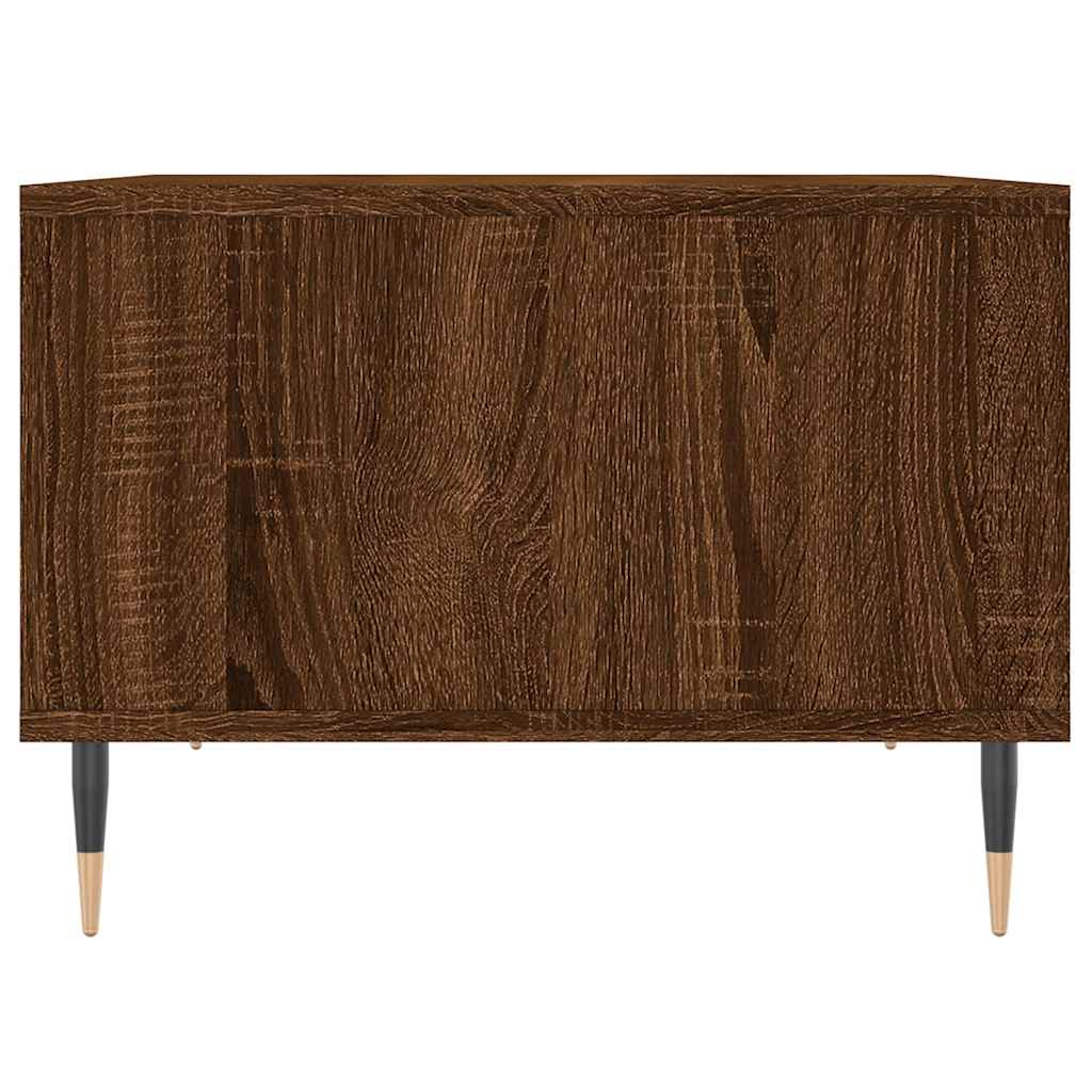 Coffee Table Brown Oak 60x50x36,5 cm Engineered Wood