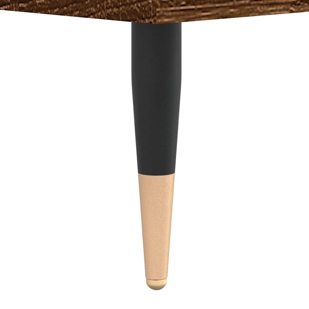 Coffee Table Brown Oak 60x50x36,5 cm Engineered Wood