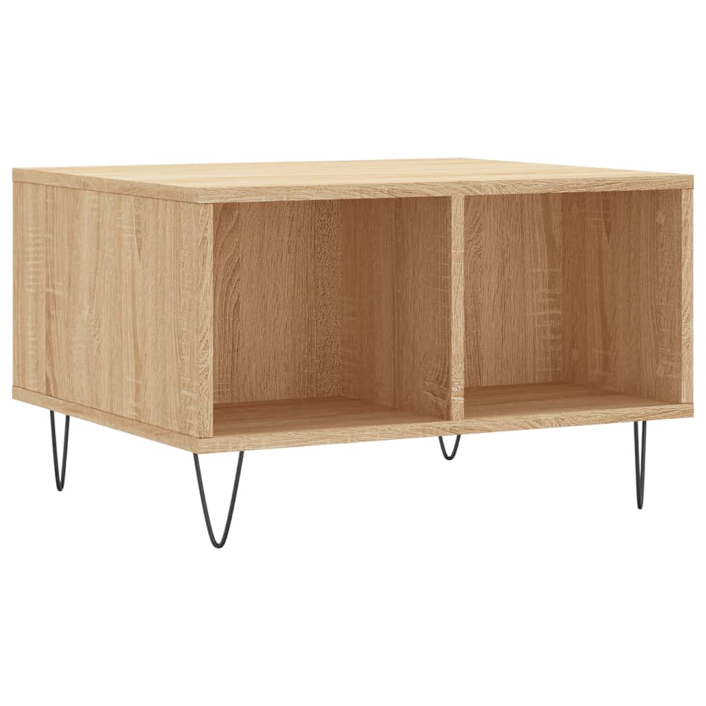 Coffee Table Sonoma Oak 60x50x36,5 cm Engineered Wood