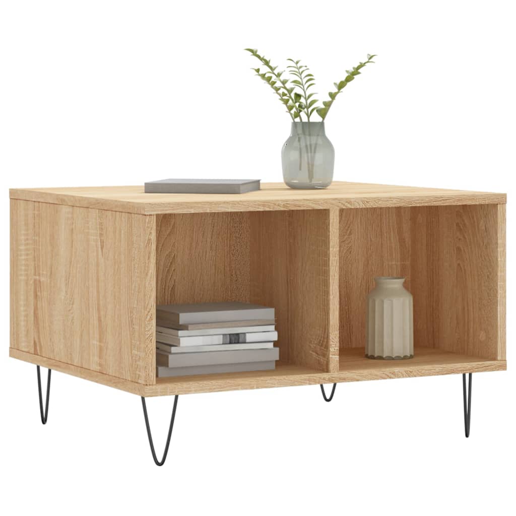 Coffee Table Sonoma Oak 60x50x36,5 cm Engineered Wood