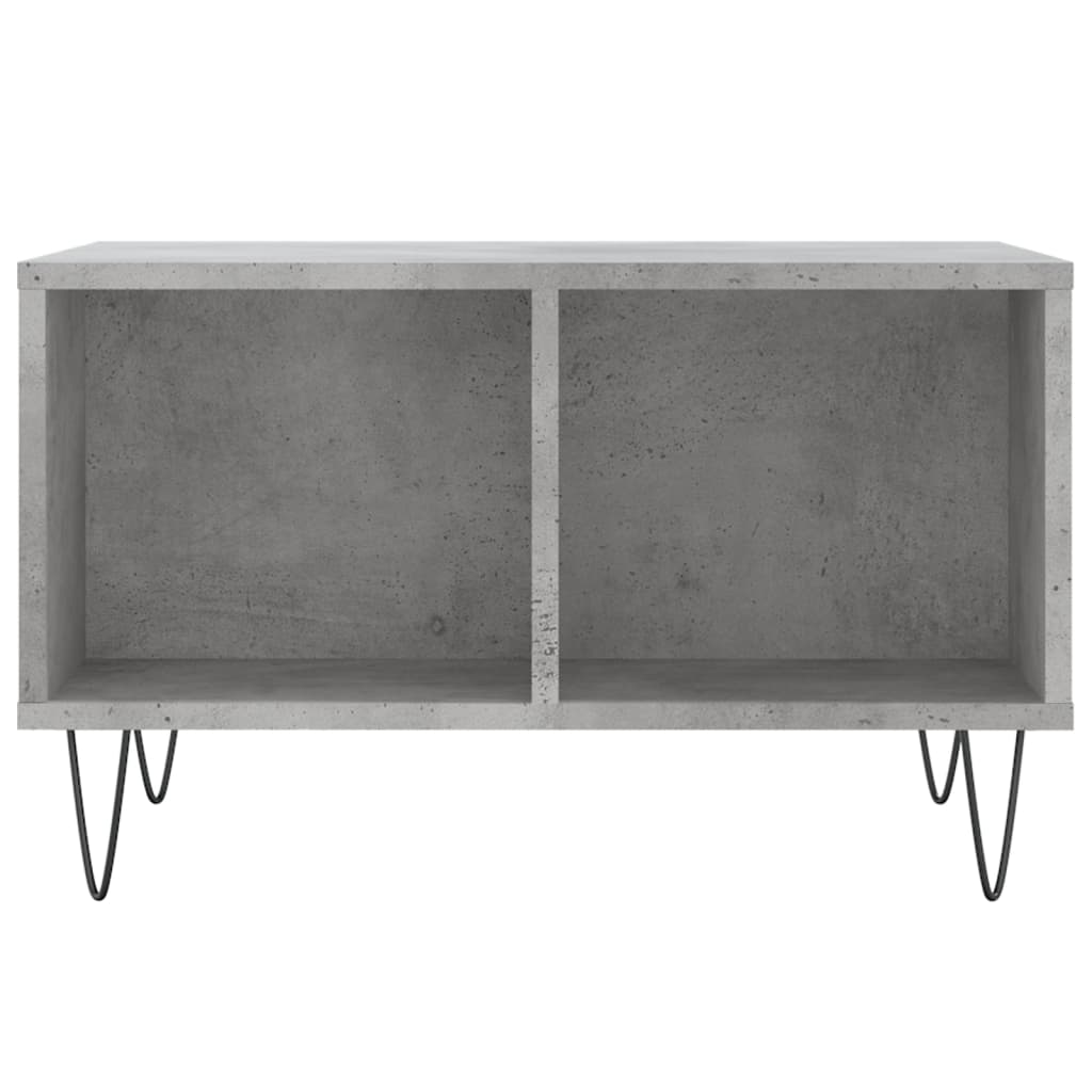 Coffee Table Concrete Grey 60x50x36,5 cm Engineered Wood