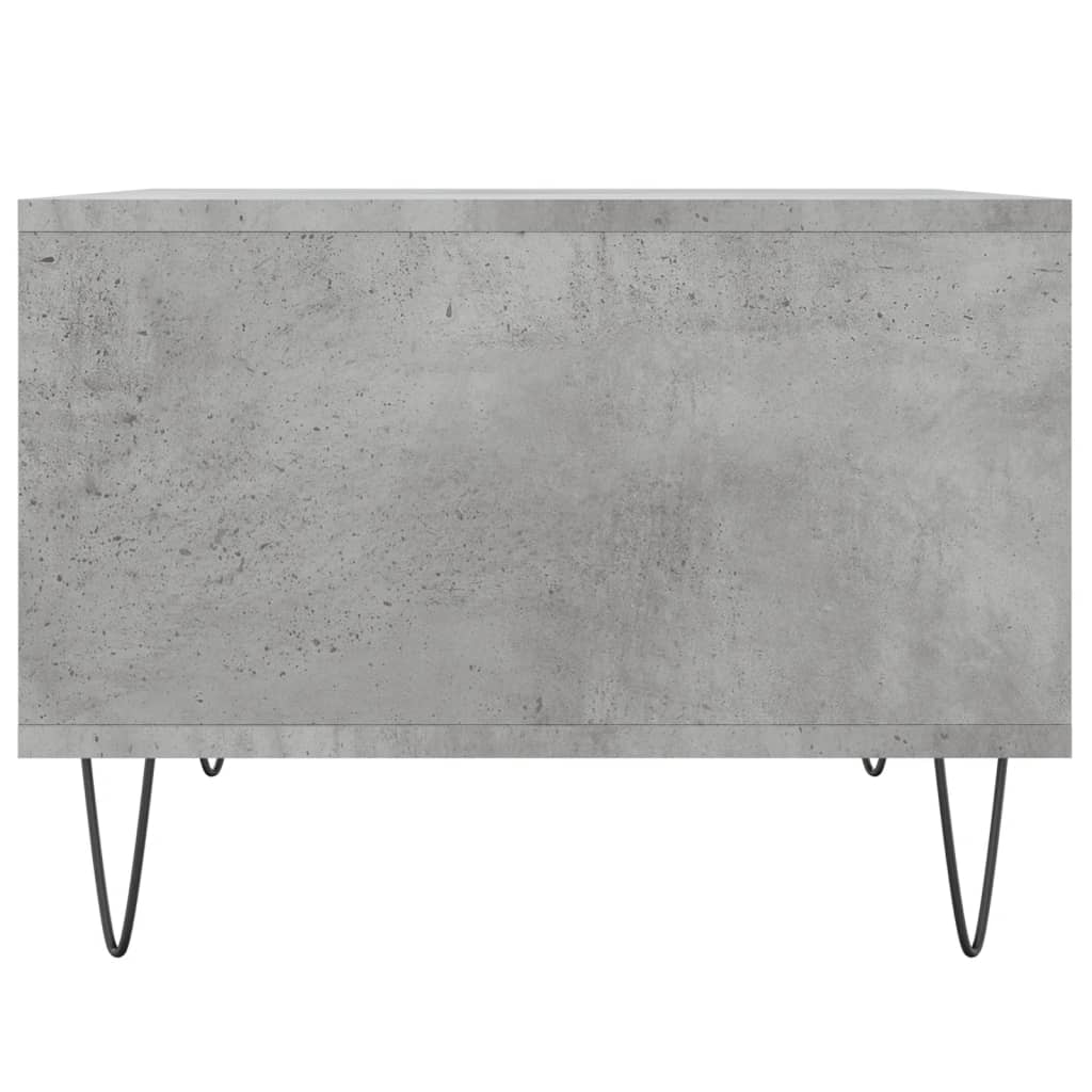 Coffee Table Concrete Grey 60x50x36,5 cm Engineered Wood