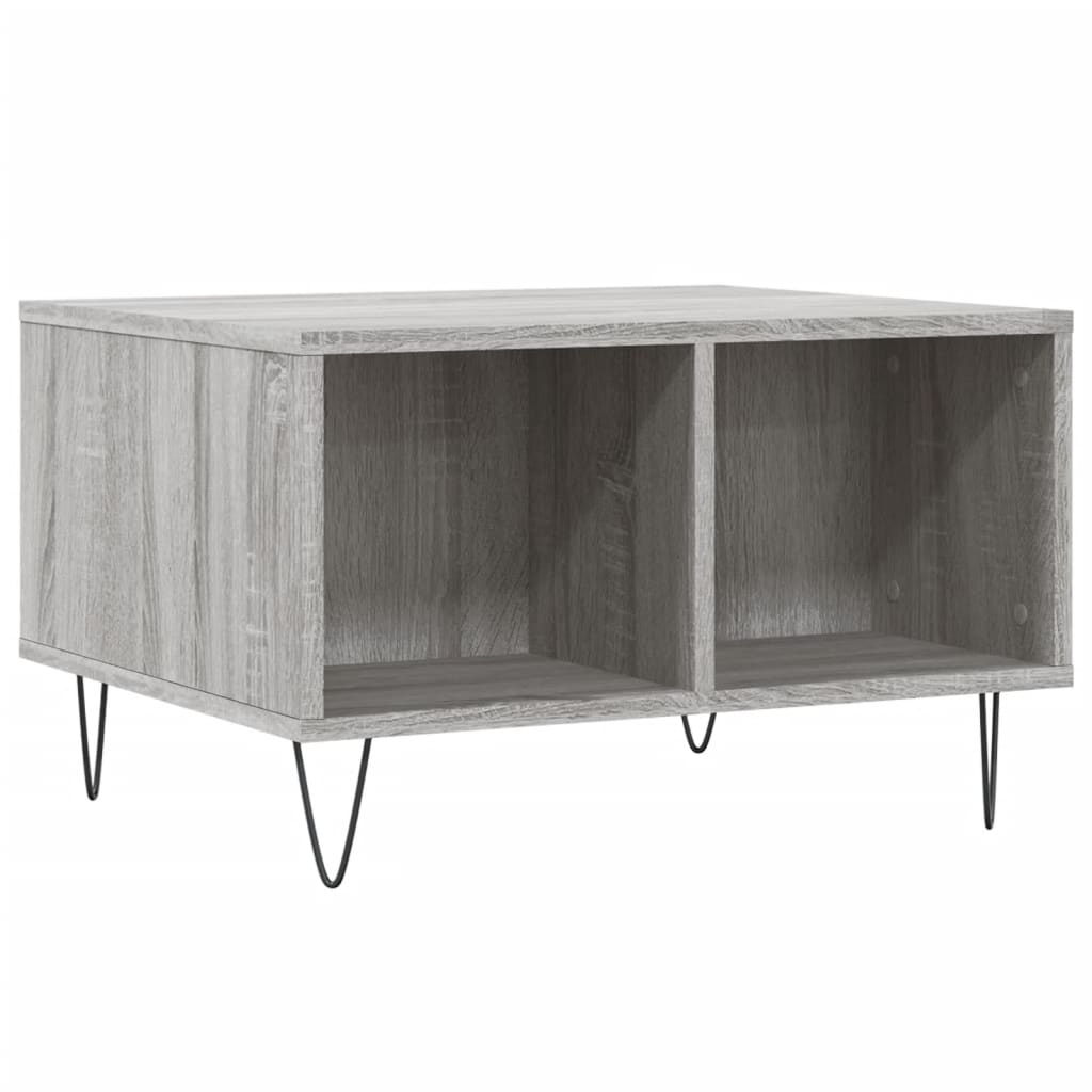 Coffee Table Grey Sonoma 60x50x36,5 cm Engineered Wood
