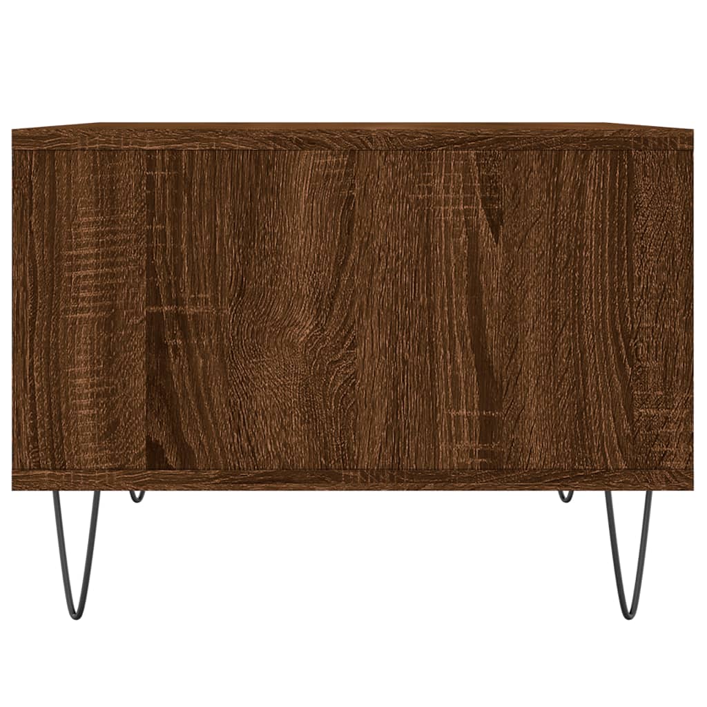 Coffee Table Brown Oak 60x50x36,5 cm Engineered Wood