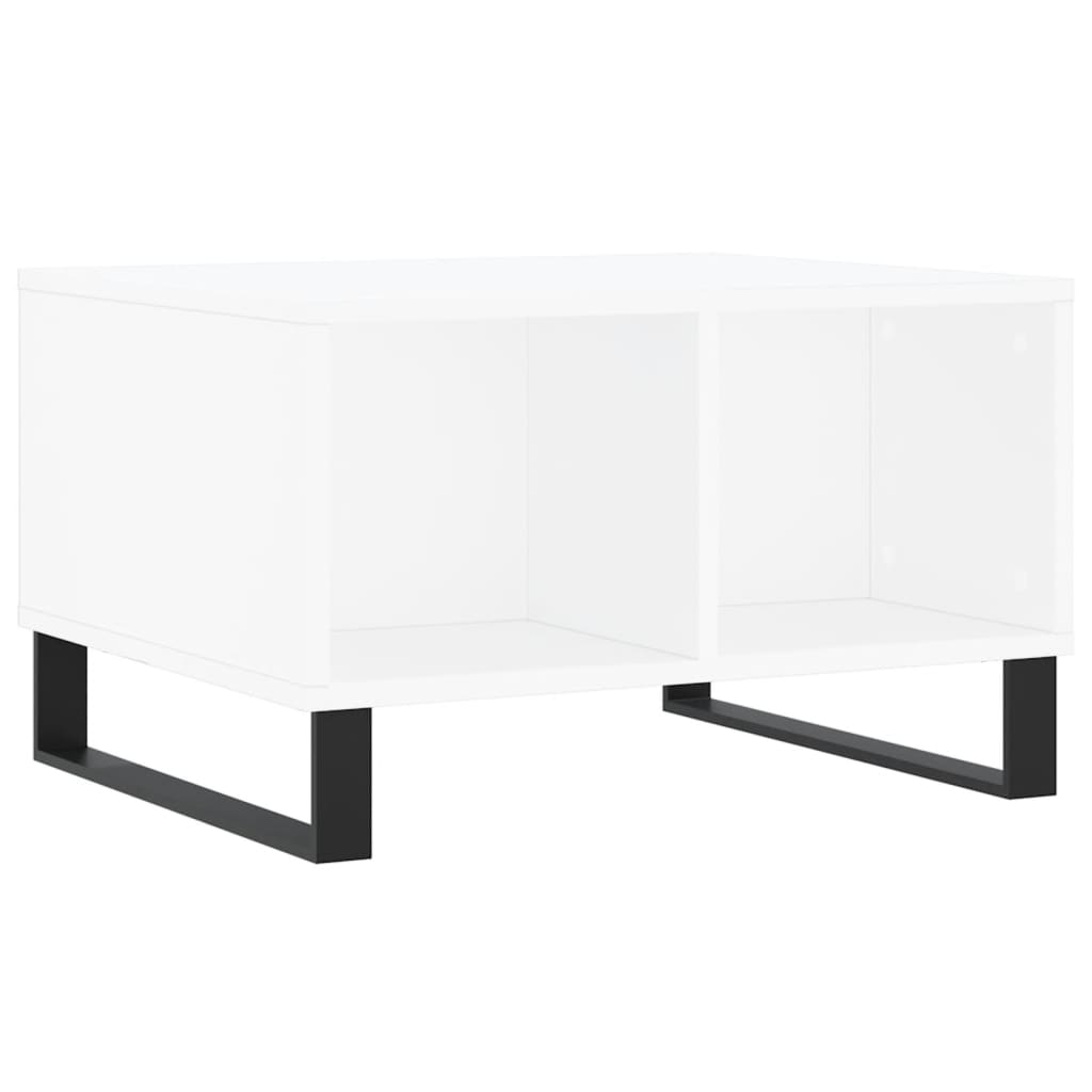 Coffee Table White 60x50x36,5 cm Engineered Wood