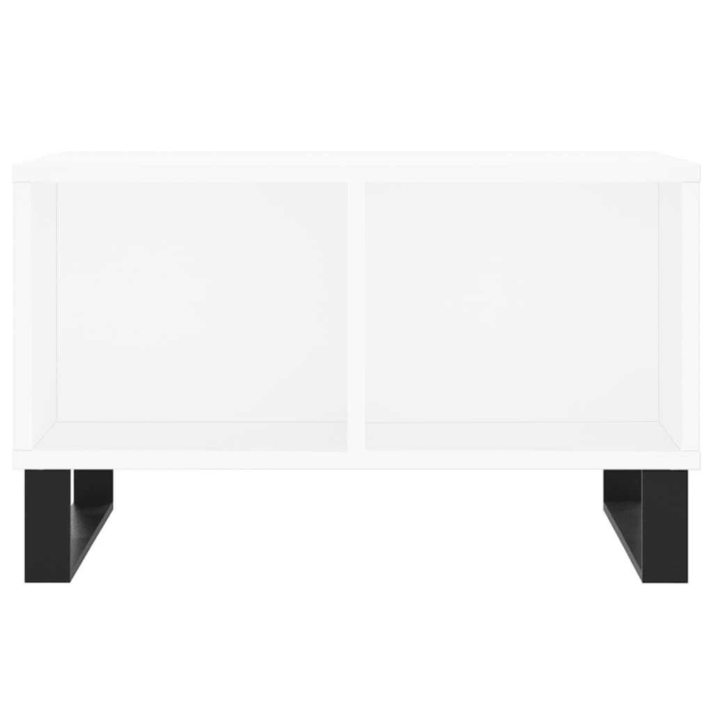 Coffee Table White 60x50x36,5 cm Engineered Wood