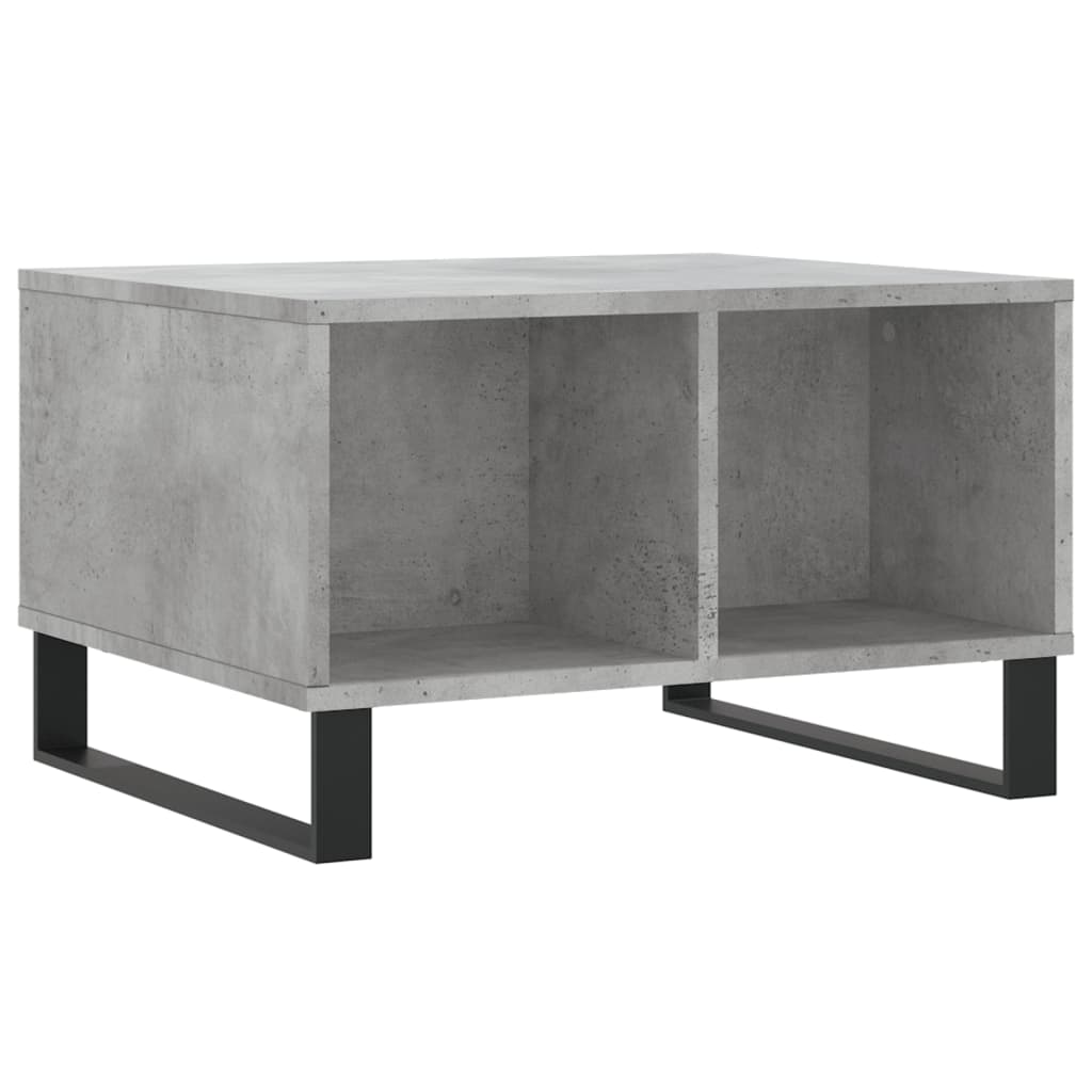 Coffee Table Concrete Grey 60x50x36,5 cm Engineered Wood