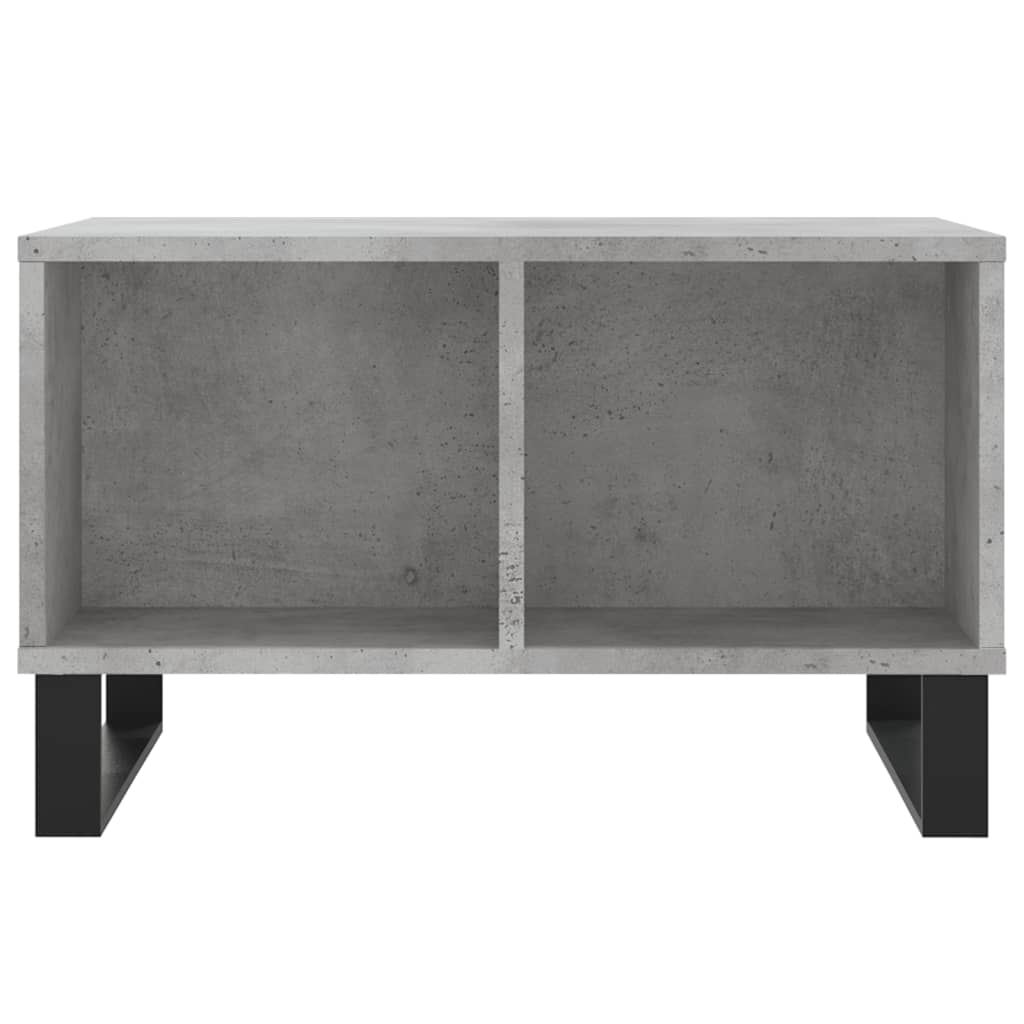 Coffee Table Concrete Grey 60x50x36,5 cm Engineered Wood