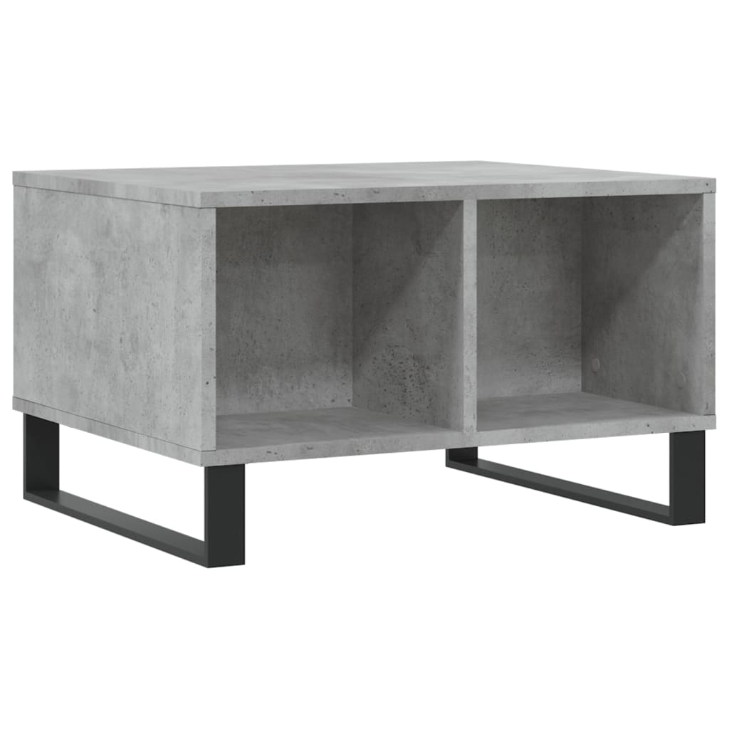 Coffee Table Concrete Grey 60x50x36,5 cm Engineered Wood