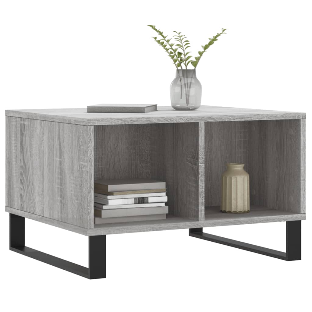 Coffee Table Grey Sonoma 60x50x36,5 cm Engineered Wood