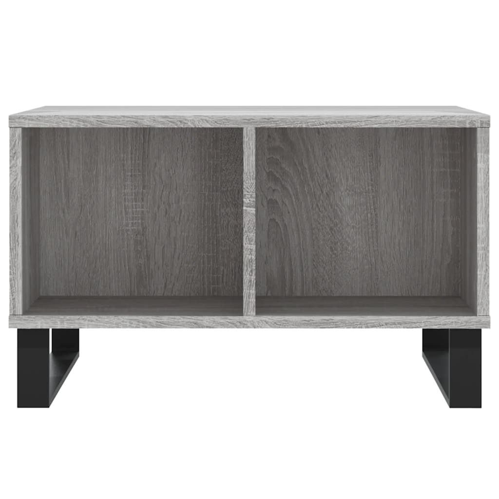 Coffee Table Grey Sonoma 60x50x36,5 cm Engineered Wood