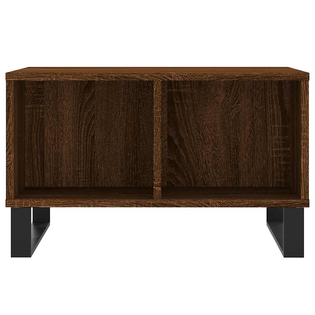 Coffee Table Brown Oak 60x50x36,5 cm Engineered Wood