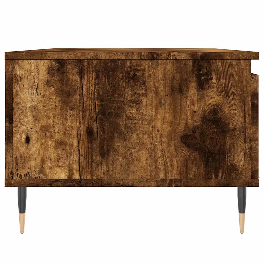 Coffee Table Smoked Oak 90x50x36,5 cm Engineered Wood