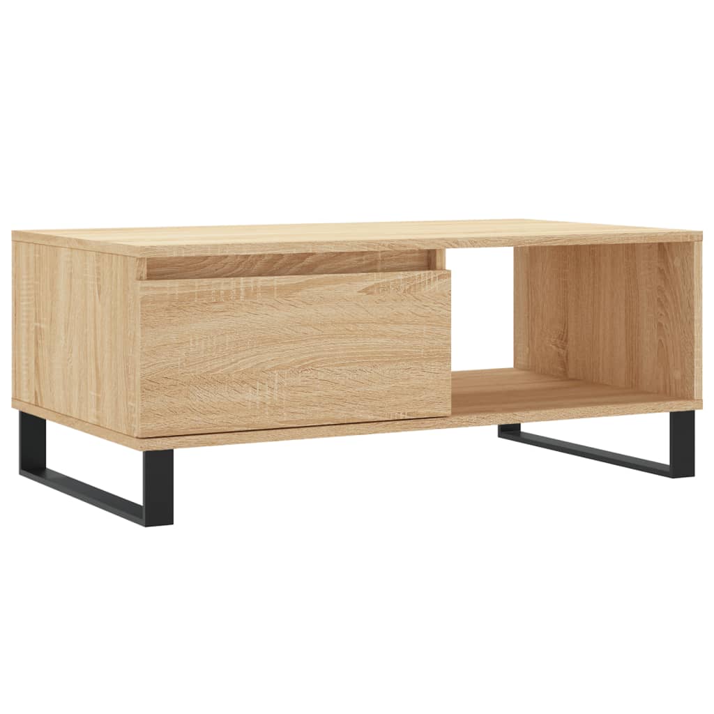 Coffee Table Sonoma Oak 90x50x36,5 cm Engineered Wood