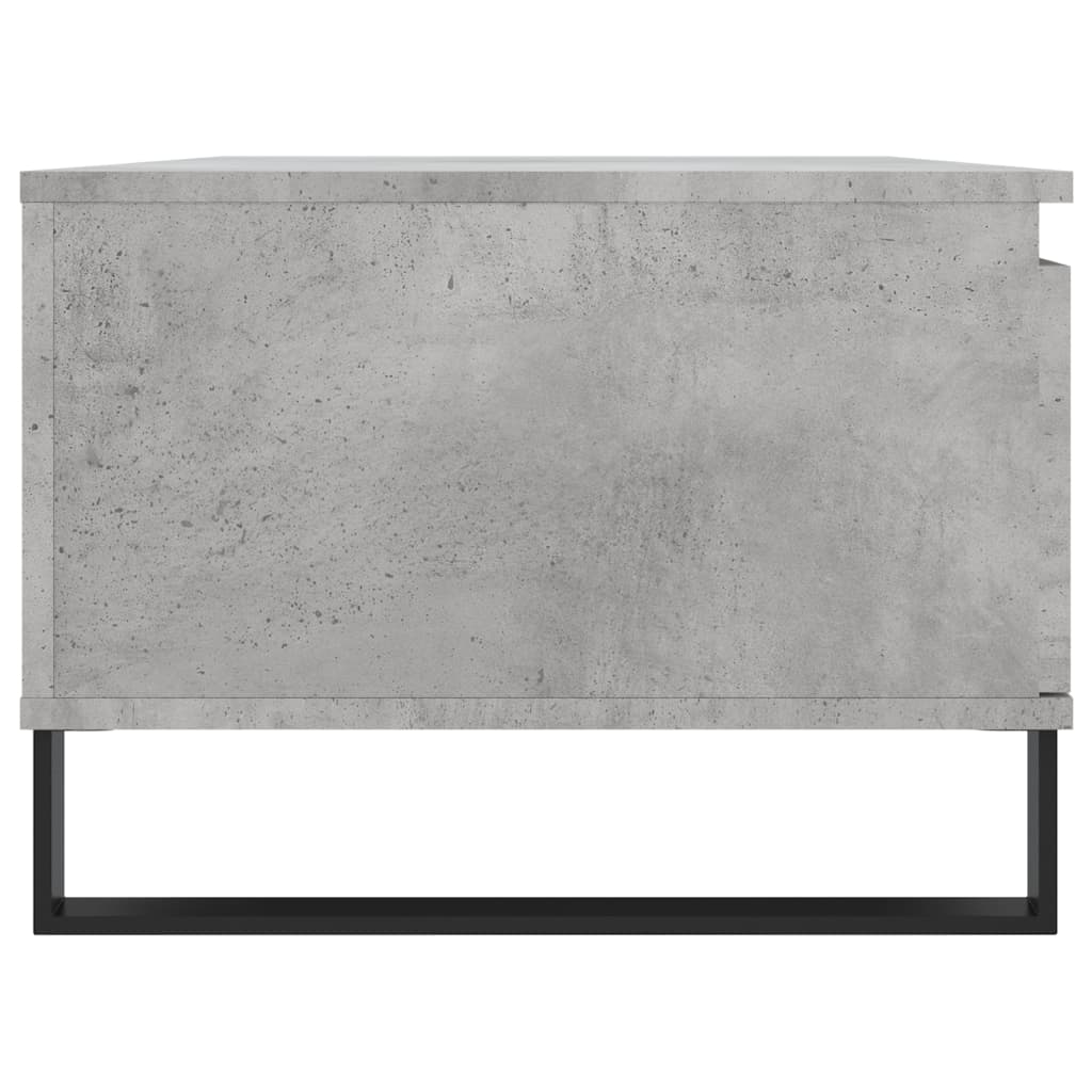 Coffee Table Concrete Grey 90x50x36,5 cm Engineered Wood