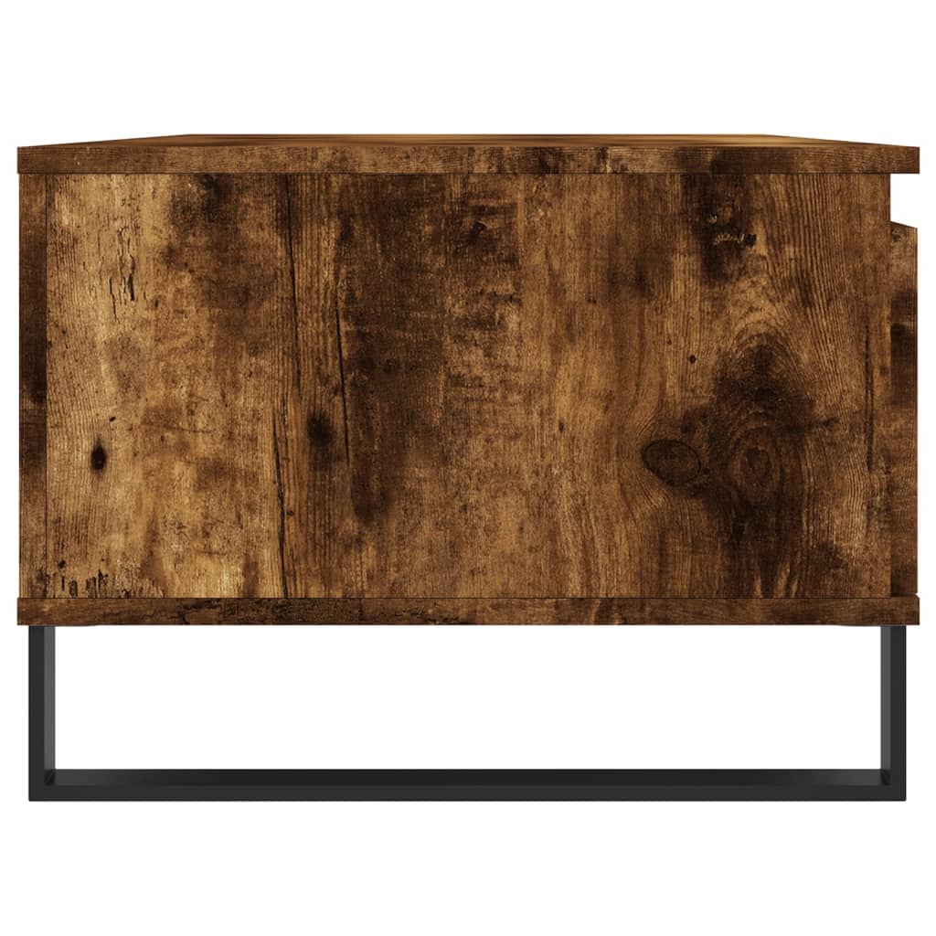 Coffee Table Smoked Oak 90x50x36,5 cm Engineered Wood